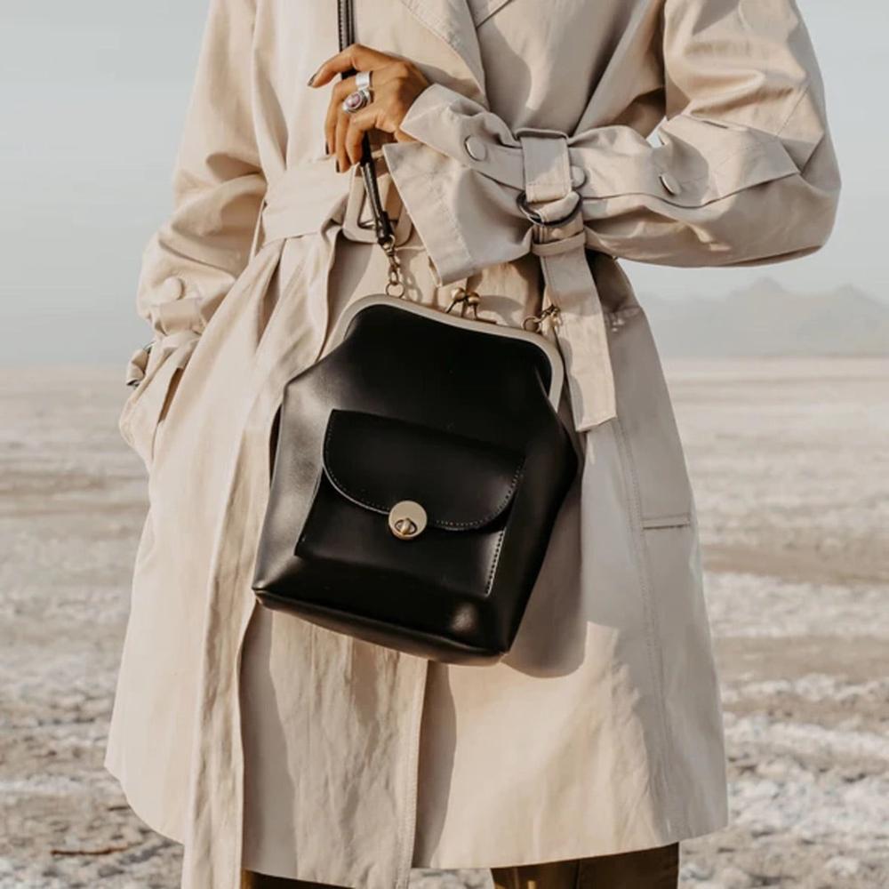 Vintage Sac met Draaisluiting - Het Retro Chic Essentie van Grace