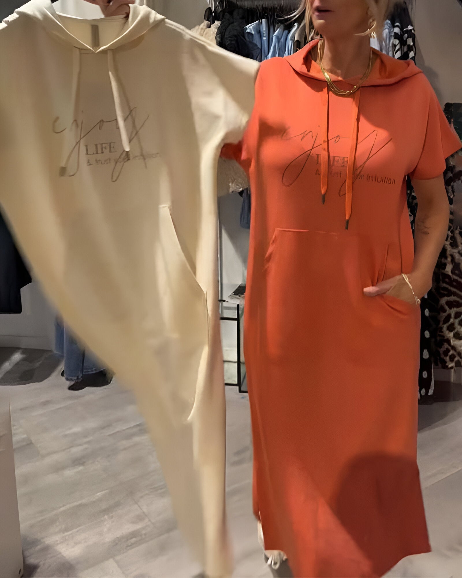 Koelman | Casual Hoodie Jurk – Comfort & Stijl in Één Beweging