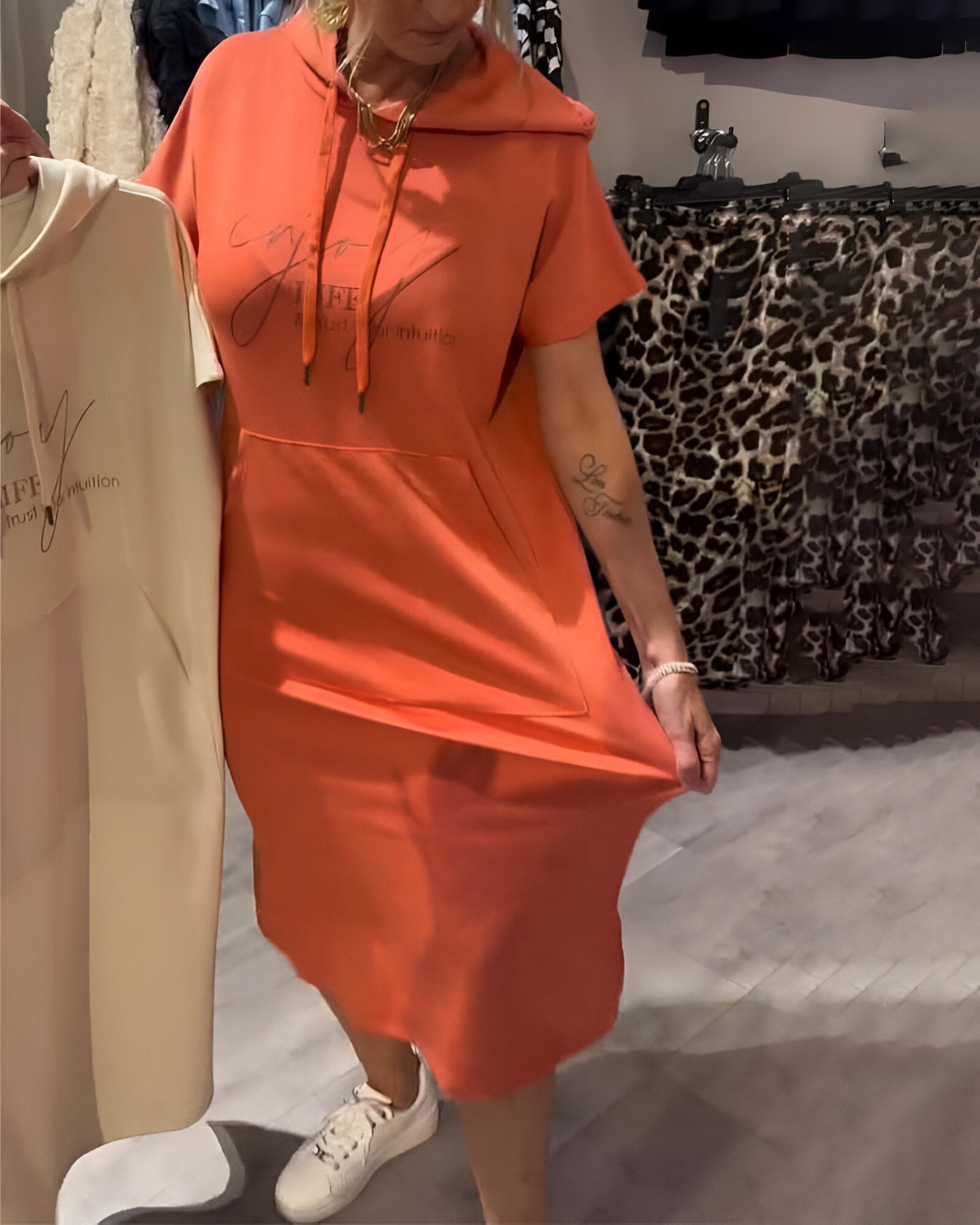 Koelman | Casual Hoodie Jurk – Comfort & Stijl in Één Beweging