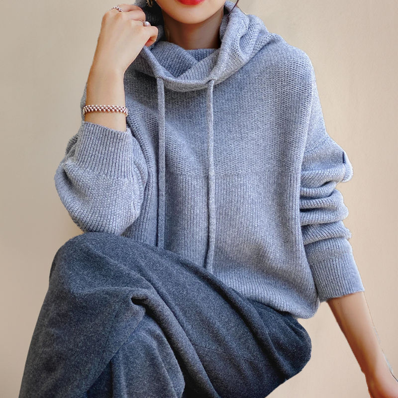 Lia - Elegante Hoge Col Trui