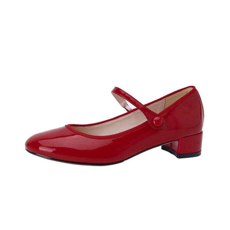 Livy | Leren Mary Janes