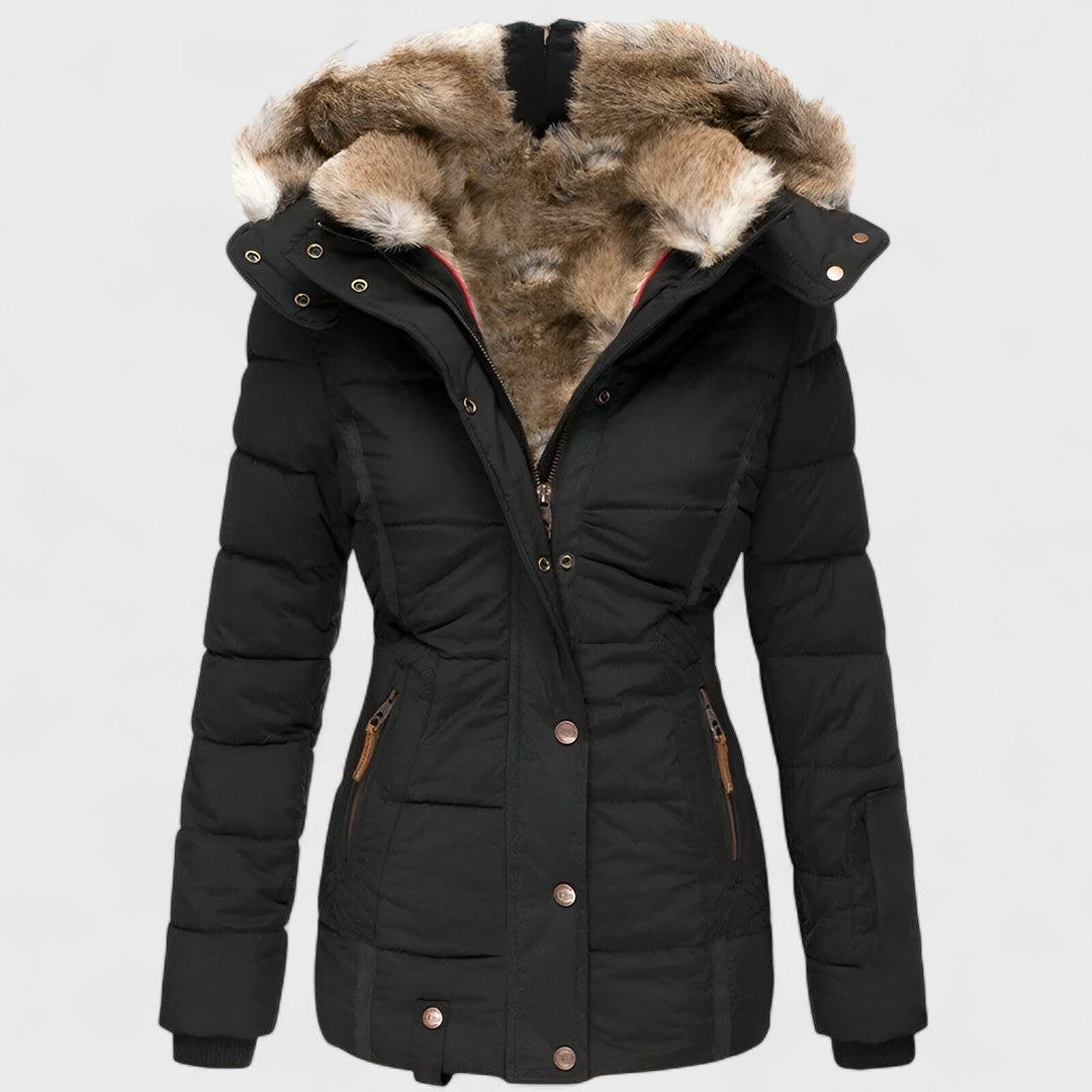 Annamarie - Puffer met capuchon en slank ontwerp
