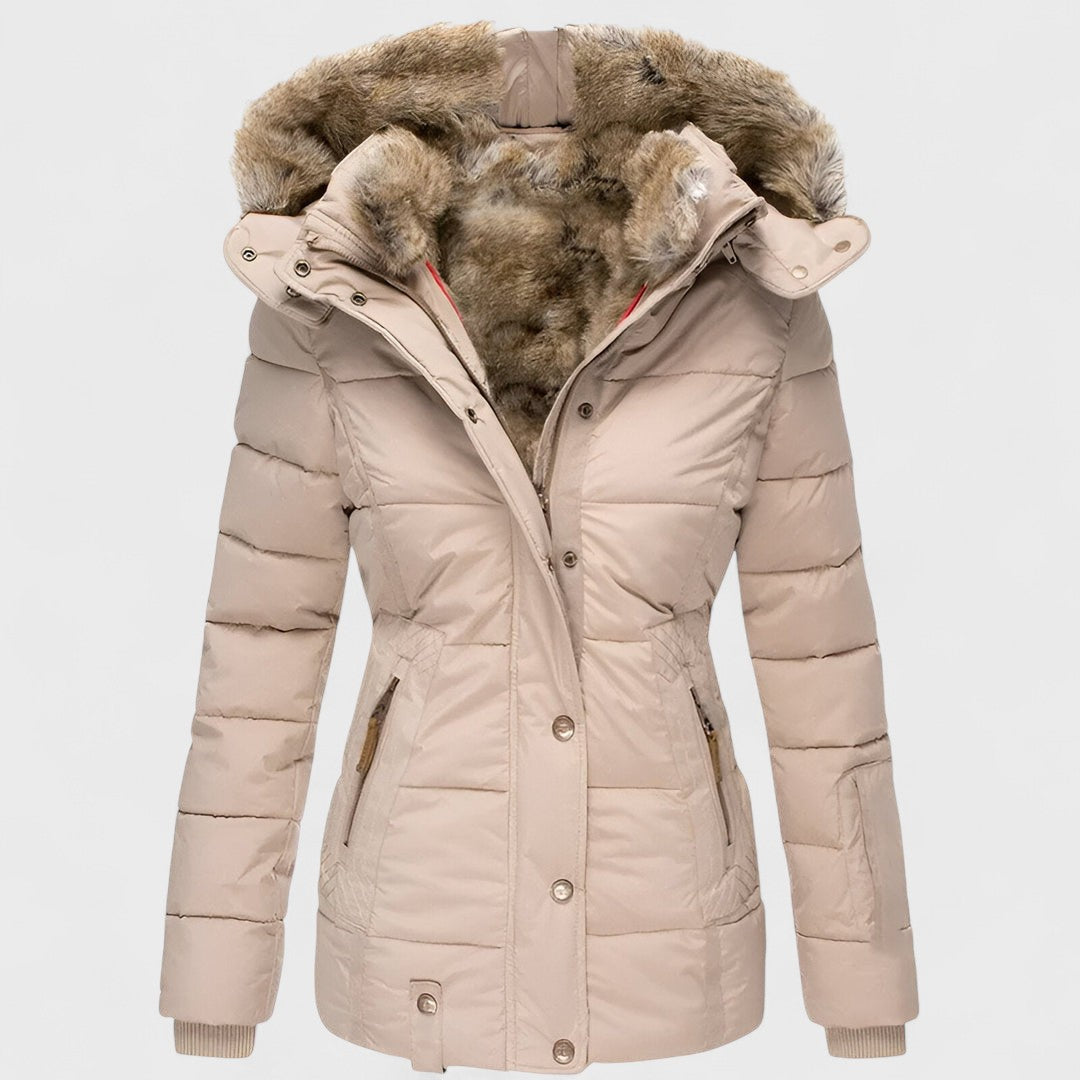 Annamarie - Puffer met capuchon en slank ontwerp