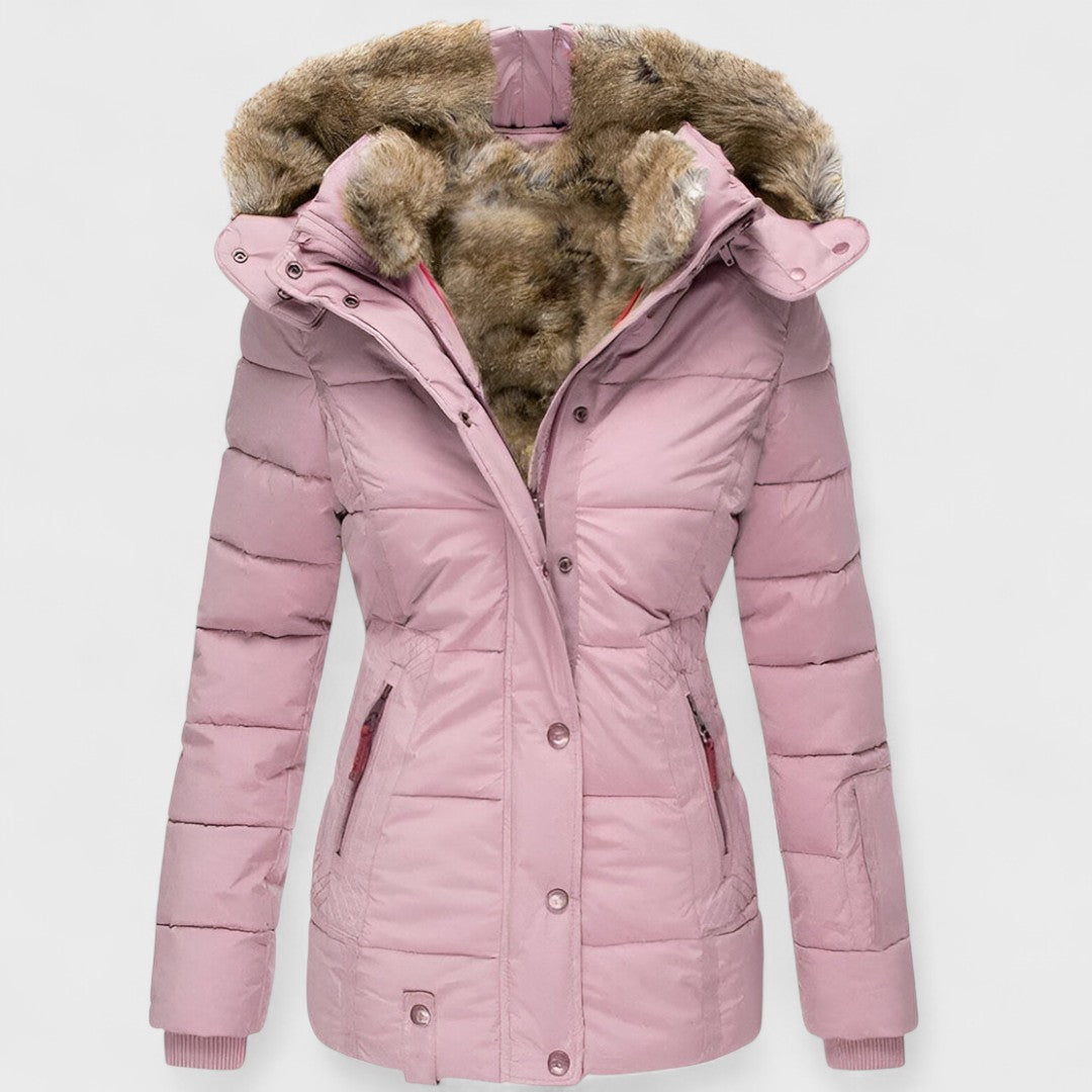 Annamarie - Puffer met capuchon en slank ontwerp