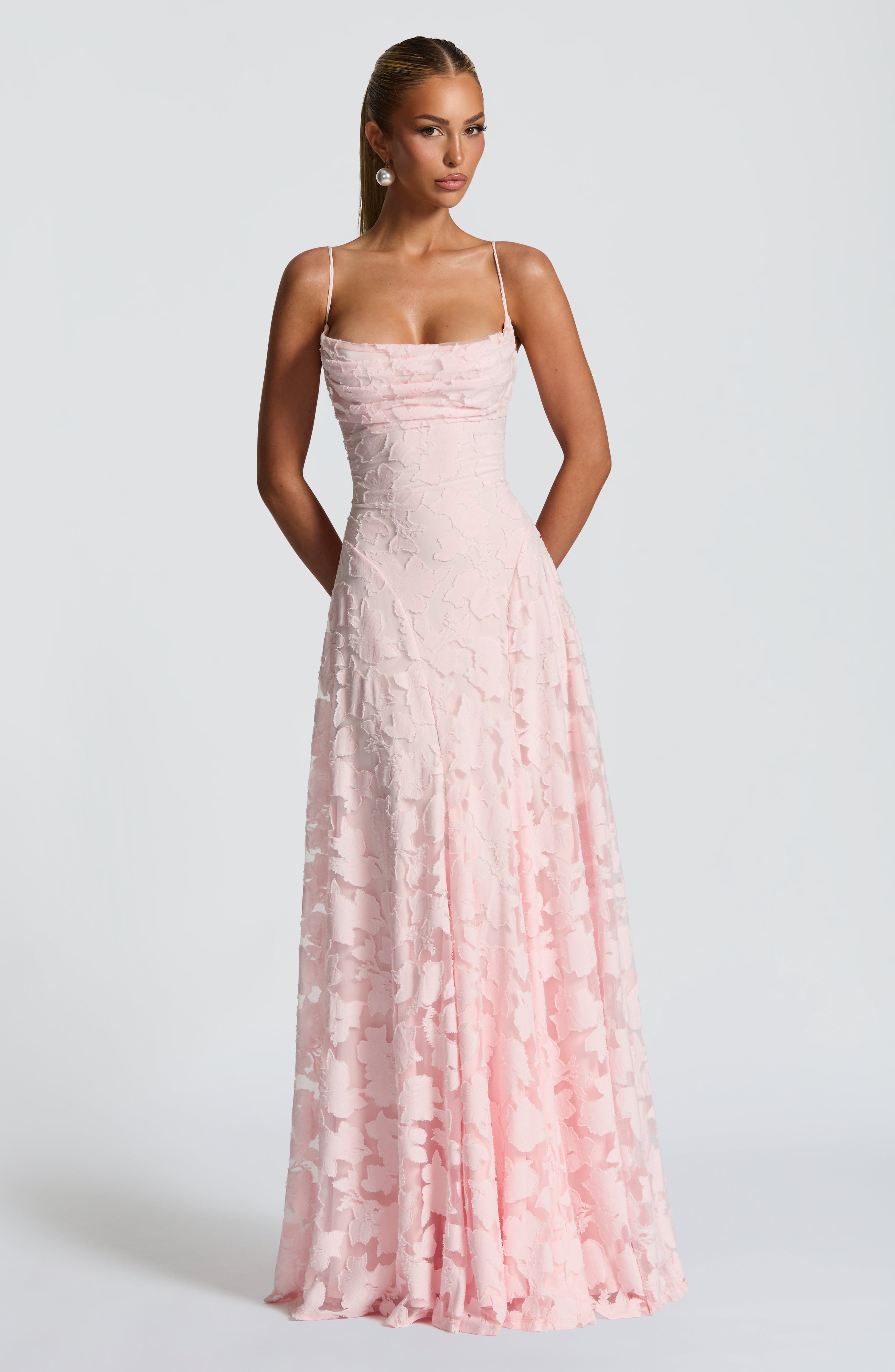 Francisa™ | Kant Korset Maxi Jurk