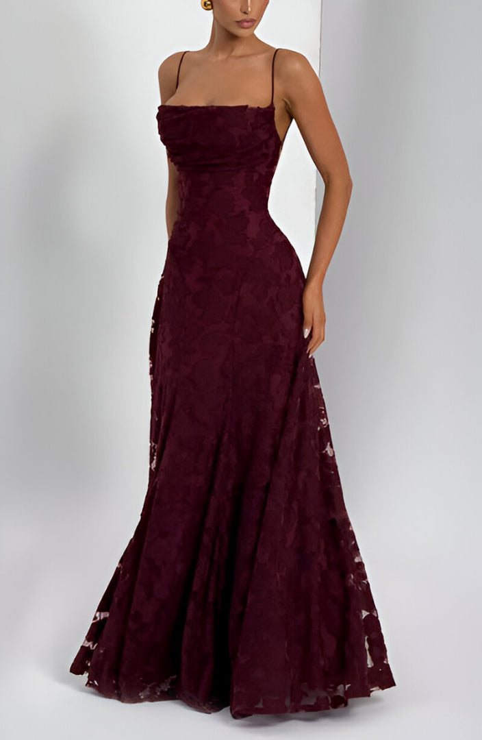 Francisa™ | Kant Korset Maxi Jurk