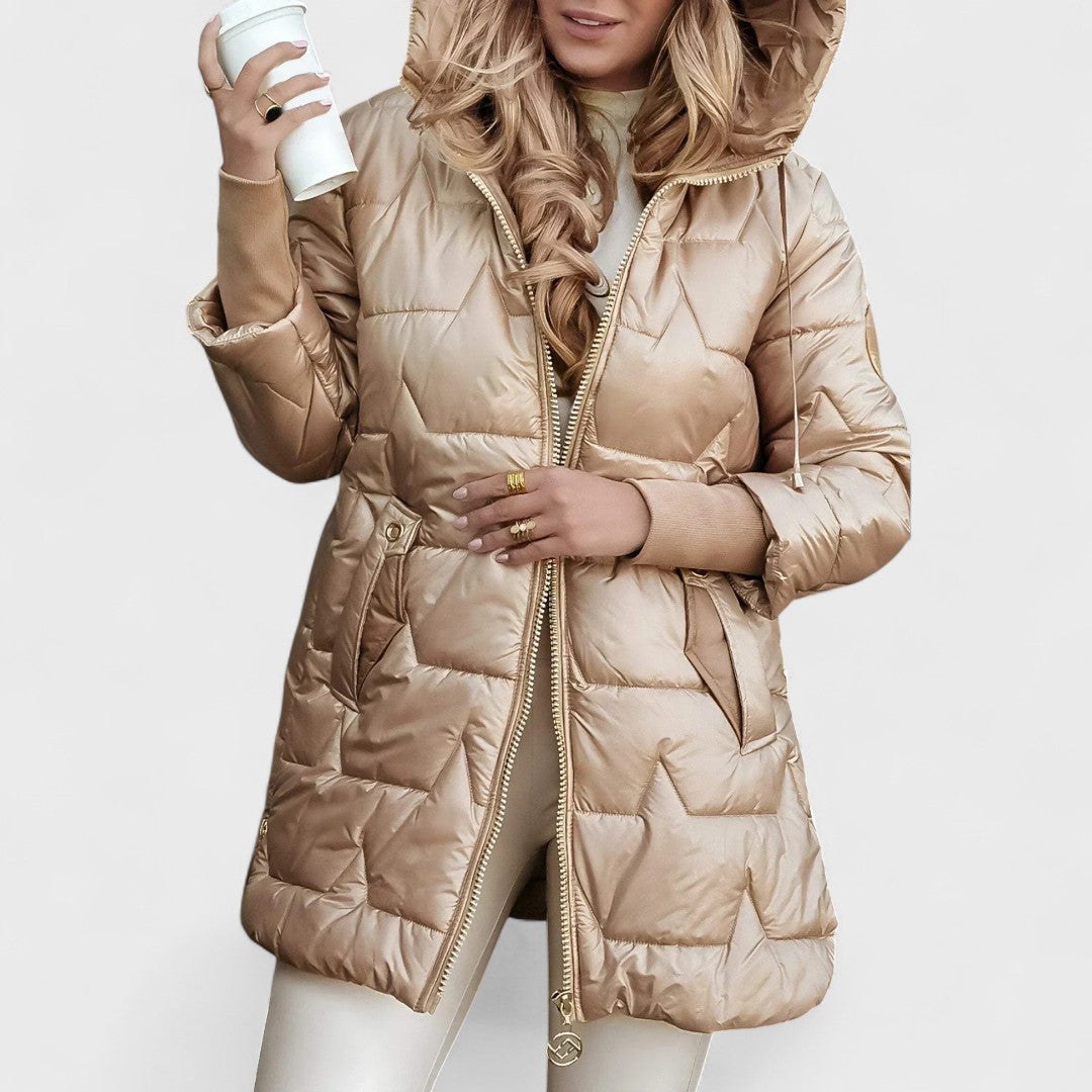 Nolwen - Elegante winterjas met capuchon