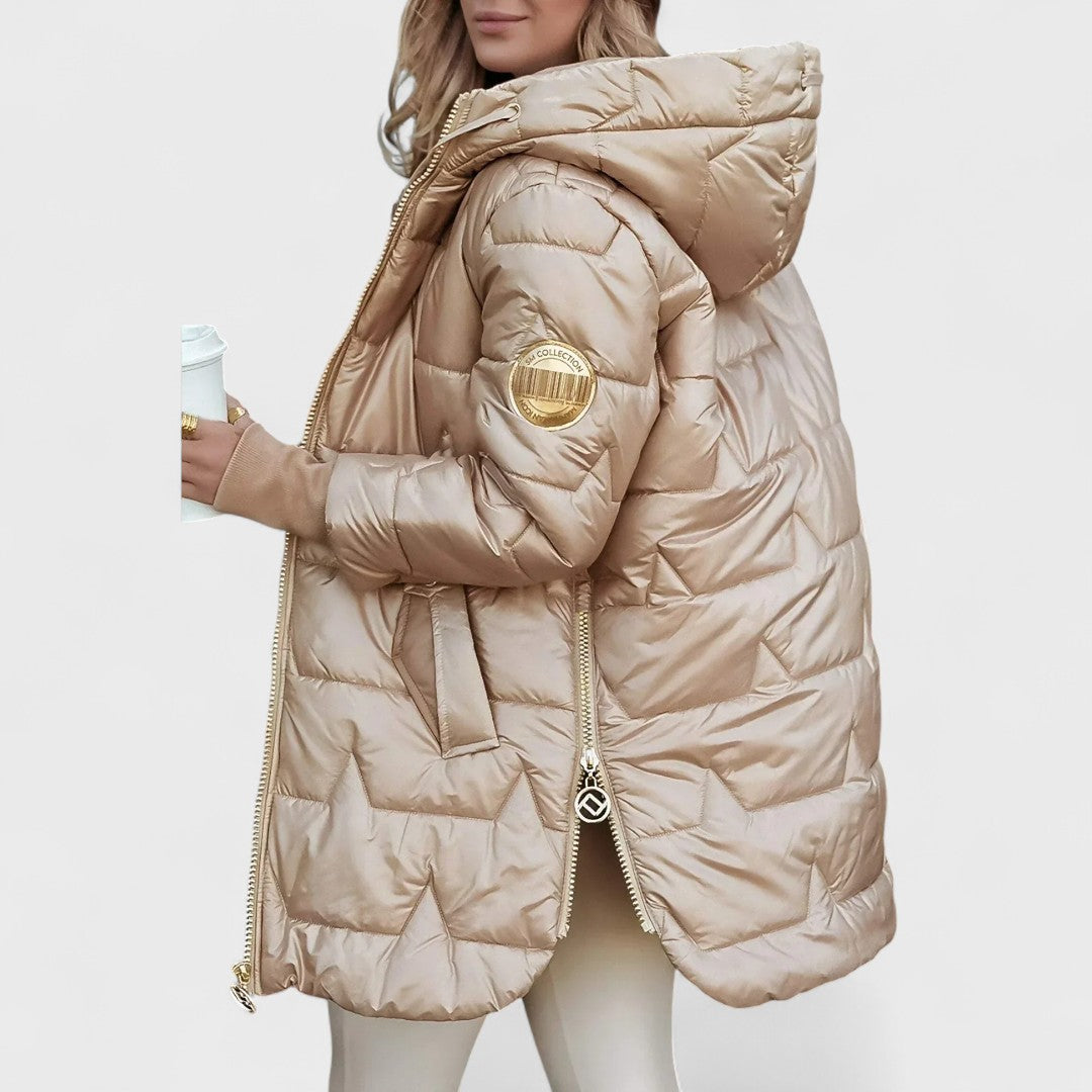 Nolwen - Elegante winterjas met capuchon