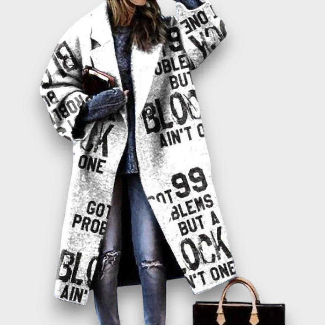 Fioren – Lange oversized jas