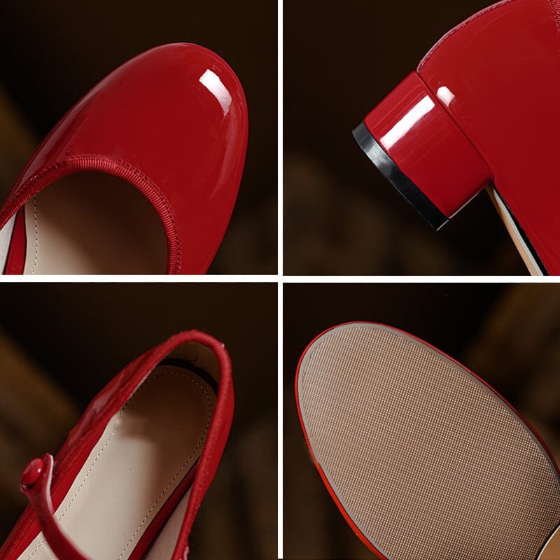 Livy | Leren Mary Janes