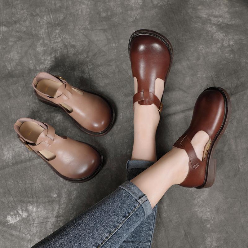 Katee | Leren Mary Janes