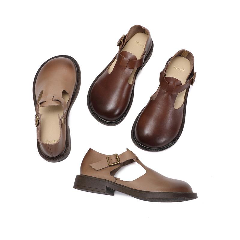Katee | Leren Mary Janes