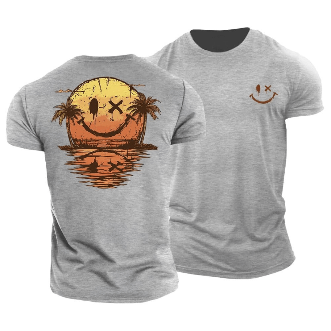 Koelman | Zomerse Smiley T-Shirt – Chill Vibes & Karakter in Één Look