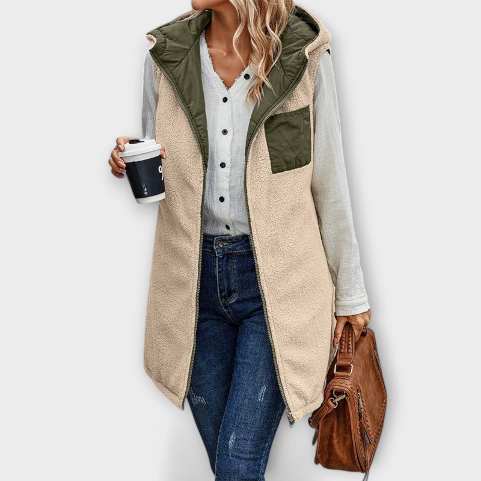Gevoerde bodywarmer