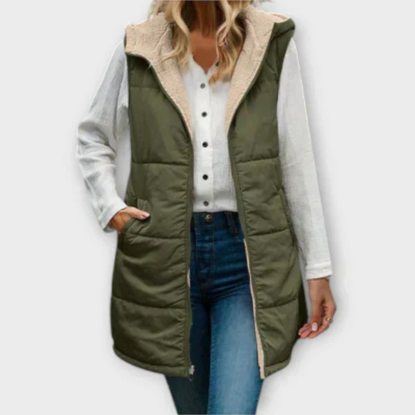 Gevoerde bodywarmer