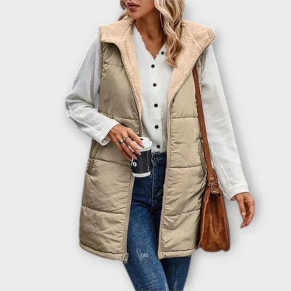 Gevoerde bodywarmer