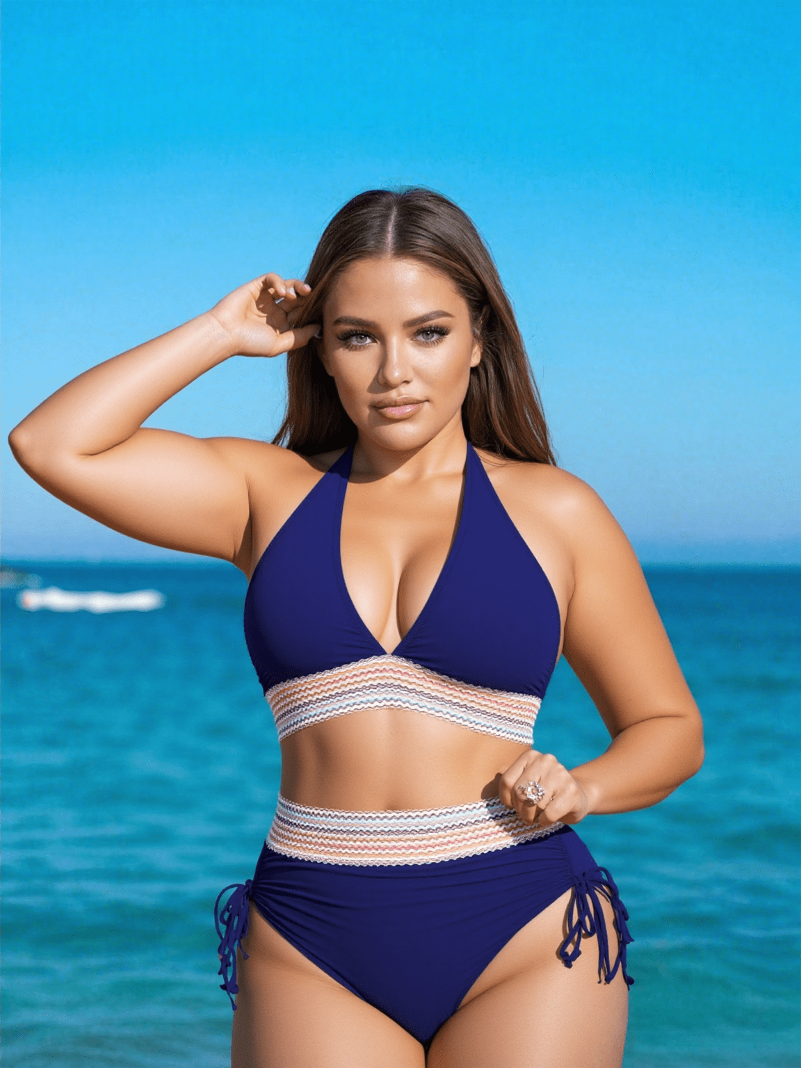Julia | Elegant hoogmidde bikini met corrigerende pasvorm