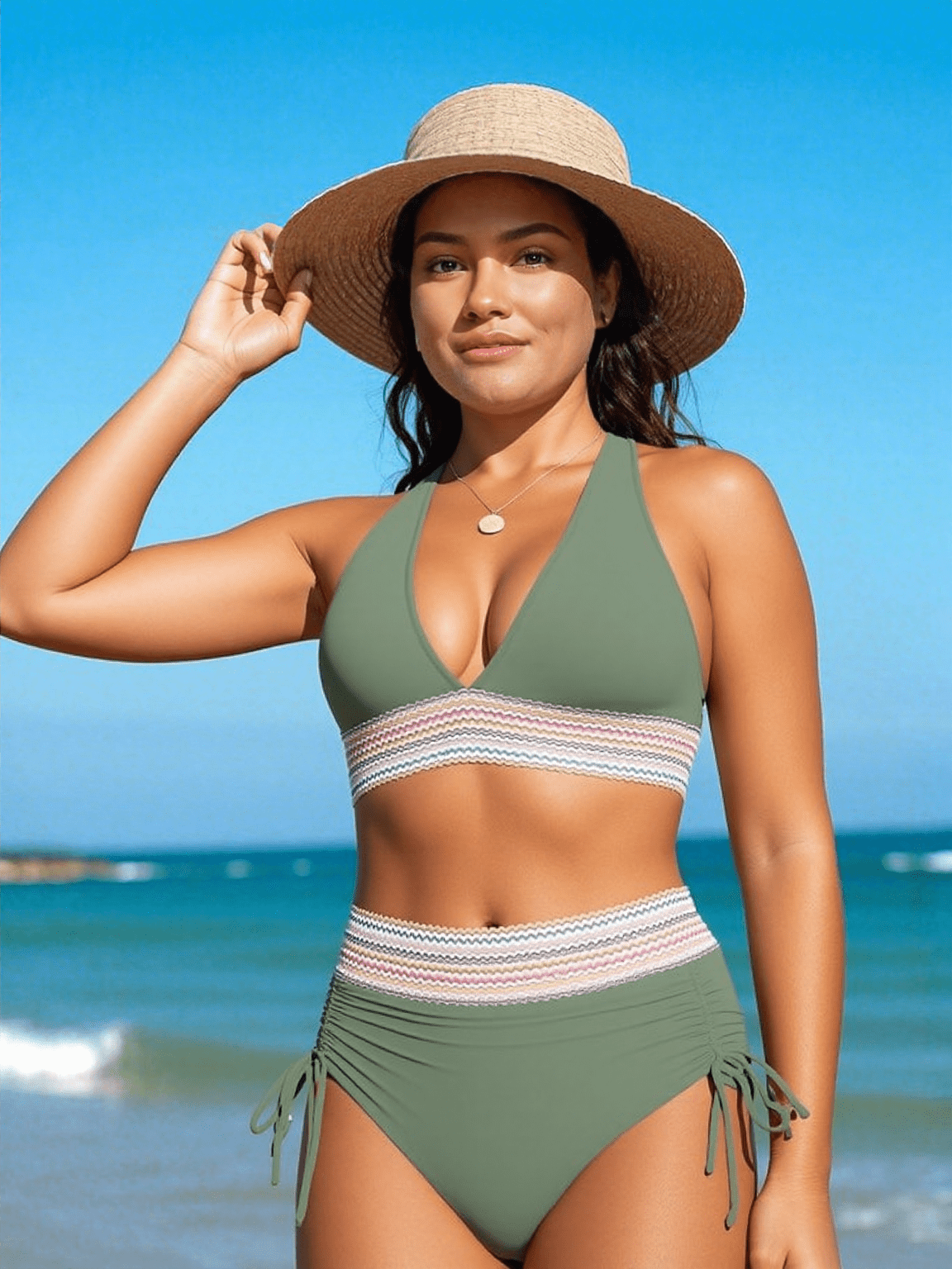 Julia | Elegant hoogmidde bikini met corrigerende pasvorm