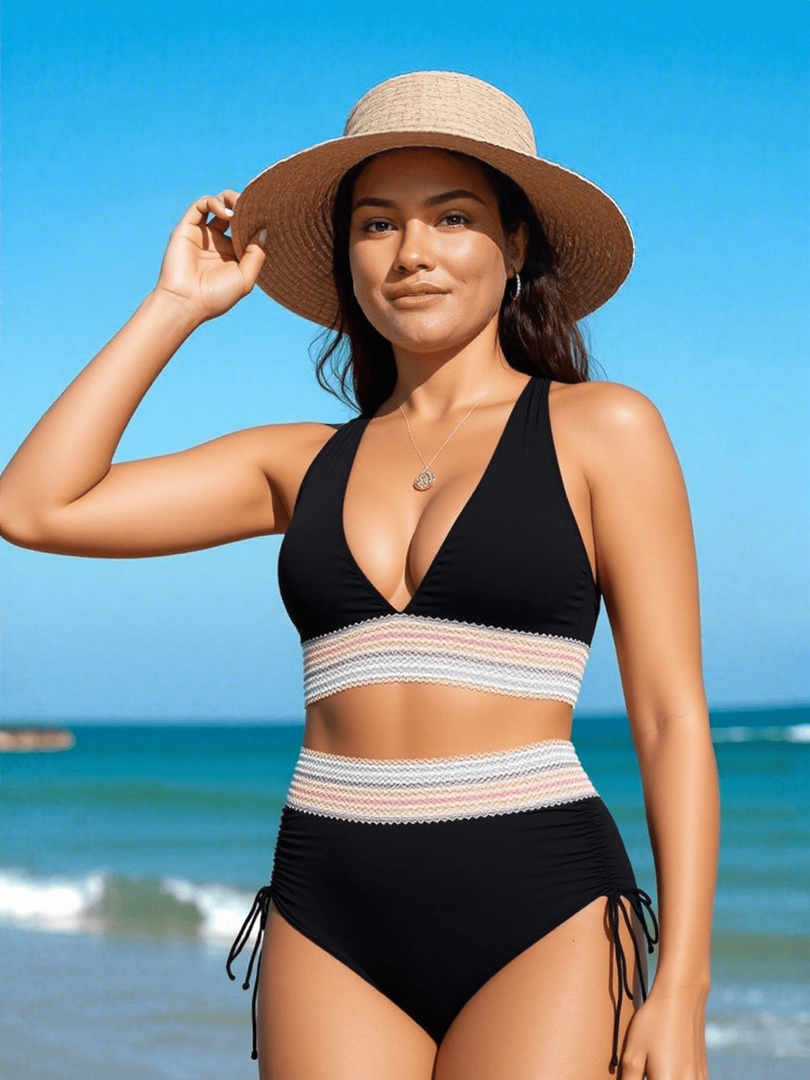 Julia | Elegant hoogmidde bikini met corrigerende pasvorm