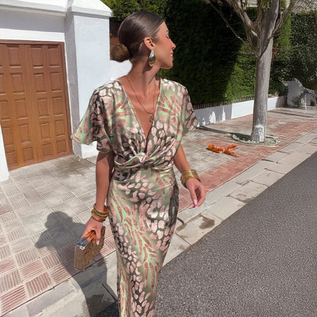 Ginevra | Elegant jurk met plooien