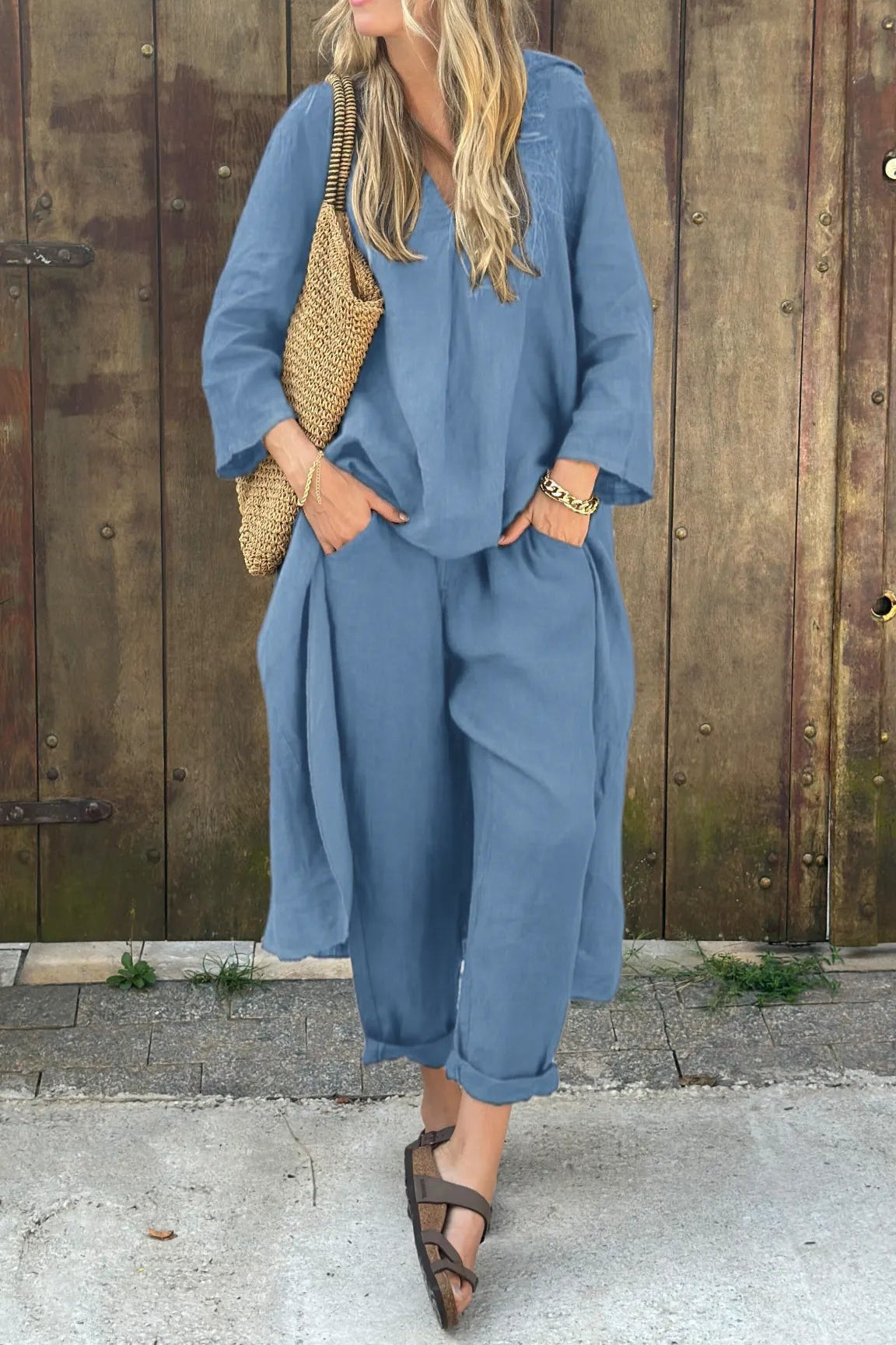 MIRAVO | Chique Twee-delige Set – Elegant & Comfortabel voor Lente & Zomer