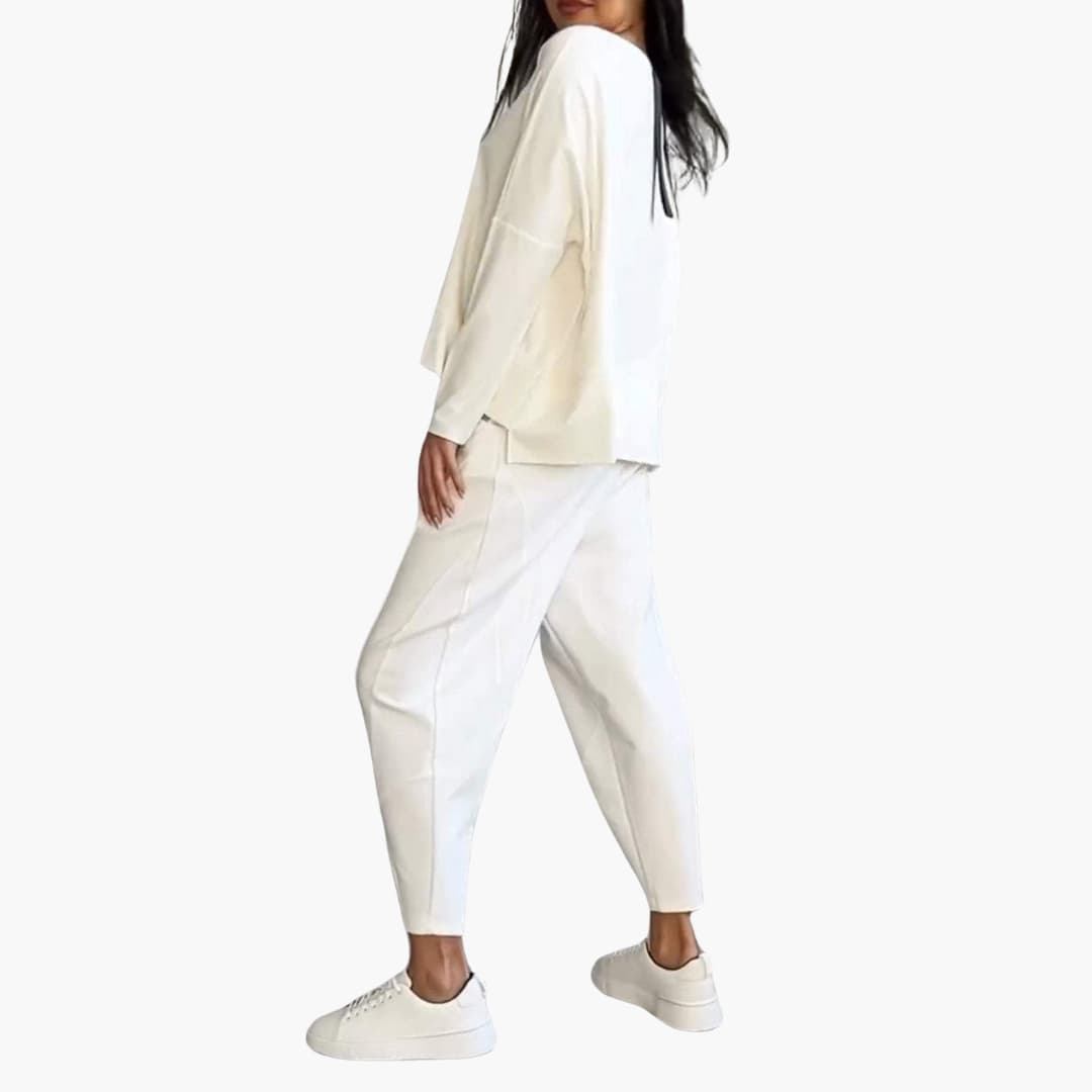 Anna | Comfortabele Twee-delige Set met Ronde Halslijn