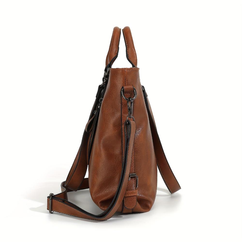 De Klassieke Elegantie van Charlotte | Vintage Tote Zak