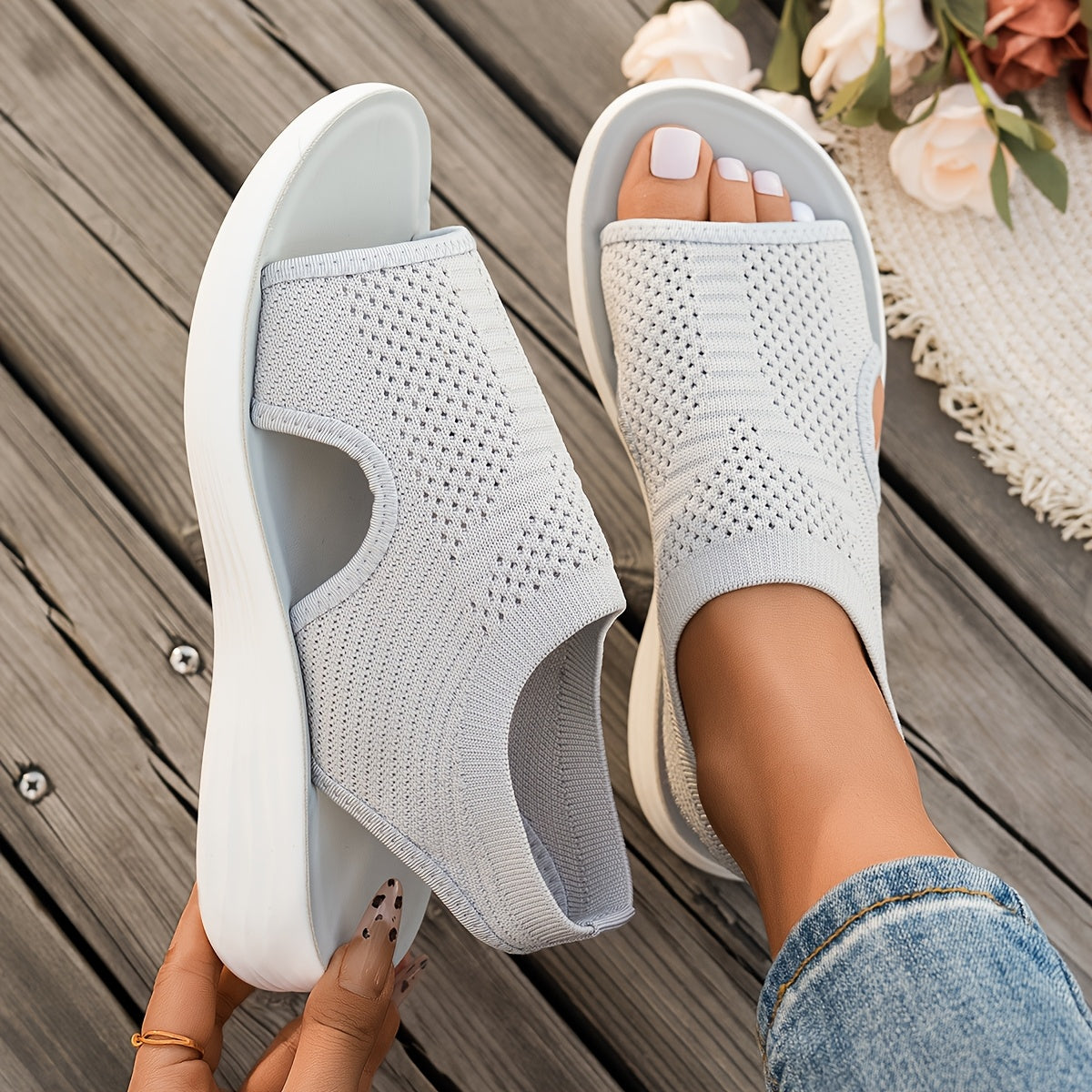 SoleCare™ – Ademend steun sandaal