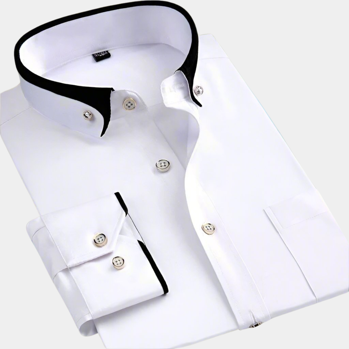 ROSSI ROMA | HEREN CLASSIC SHIRT MET LANGE MOUWEN