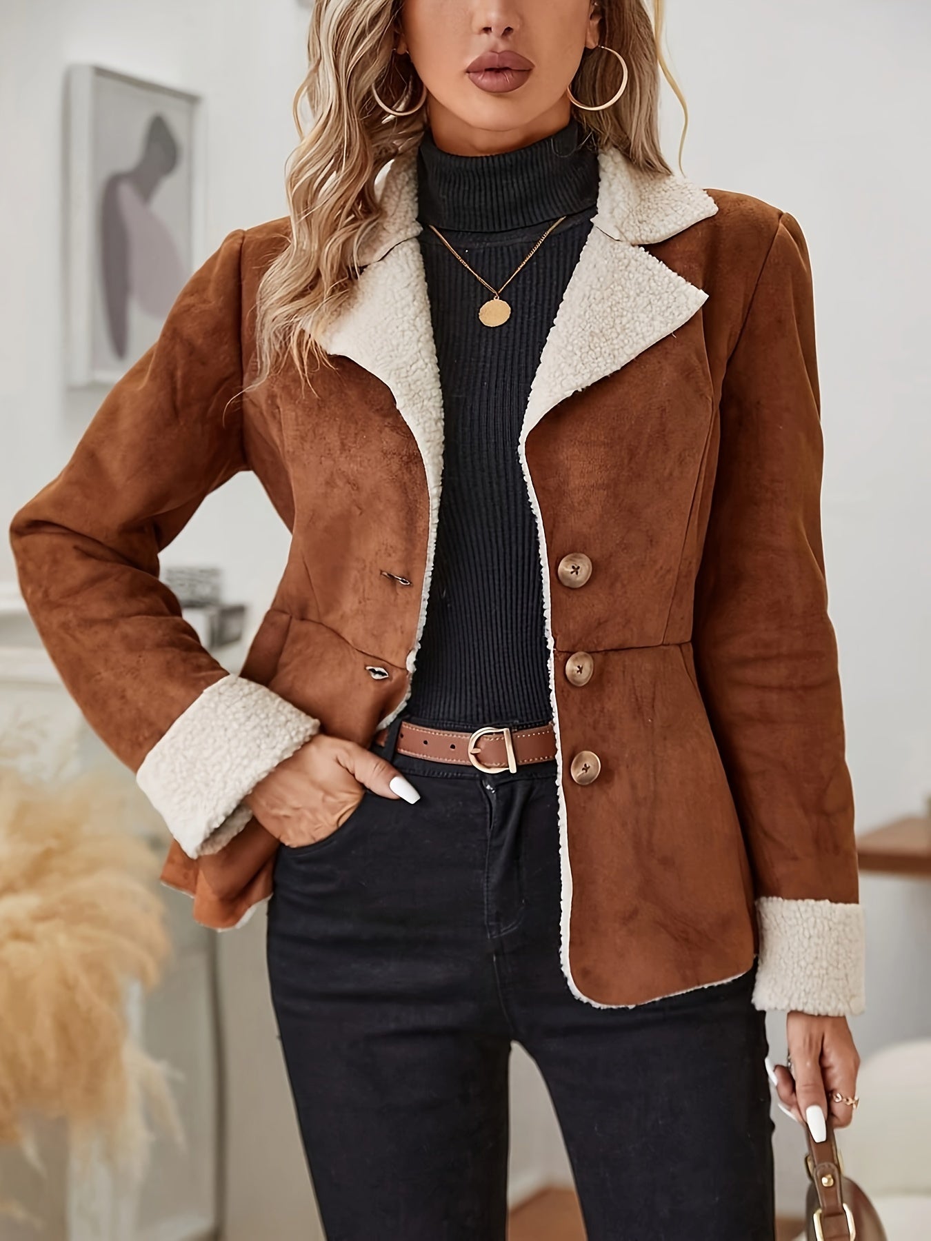 Isabella™ Dames Kunstbont Jasje