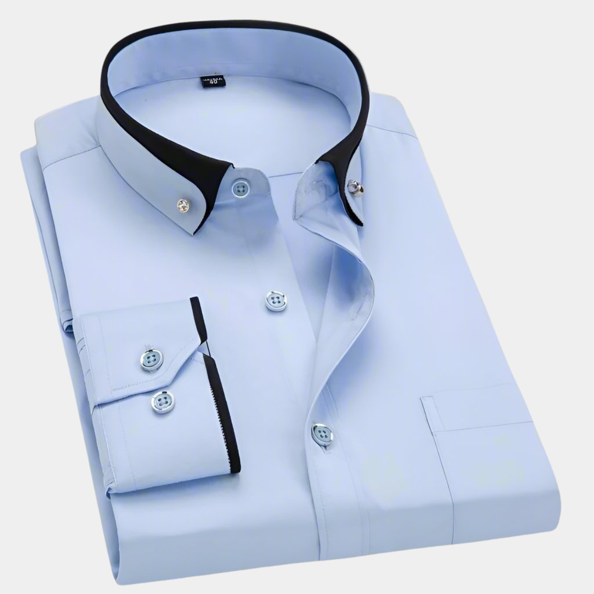 ROSSI ROMA | HEREN CLASSIC SHIRT MET LANGE MOUWEN