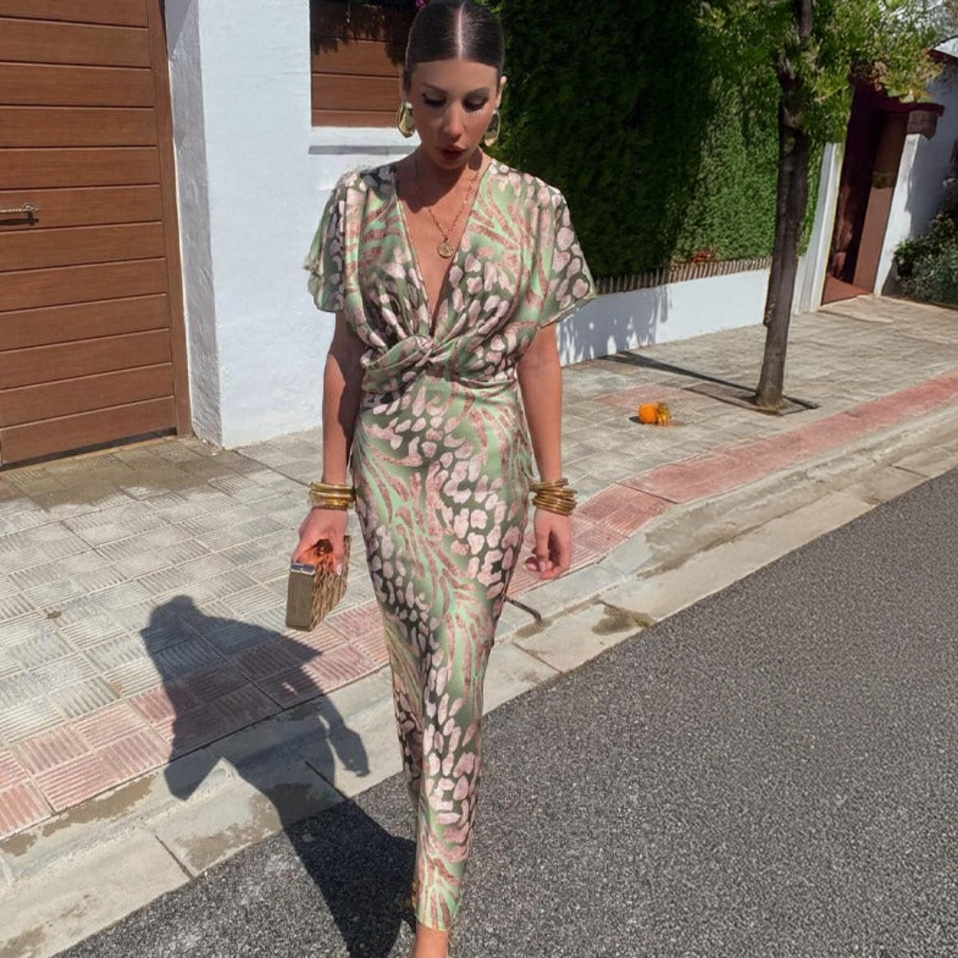 Ginevra | Elegant jurk met plooien