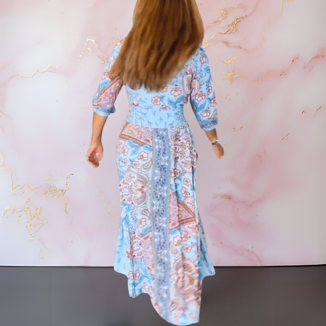 Koelman | Zomerjurk met V-Hals – Licht, Vrouwelijk en Tijdloos Elegant