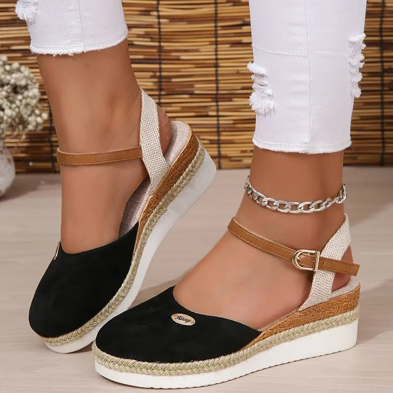 Alfonsa | Orthopedische Sandalen, Met Plateau, Ademend en Ontspannend