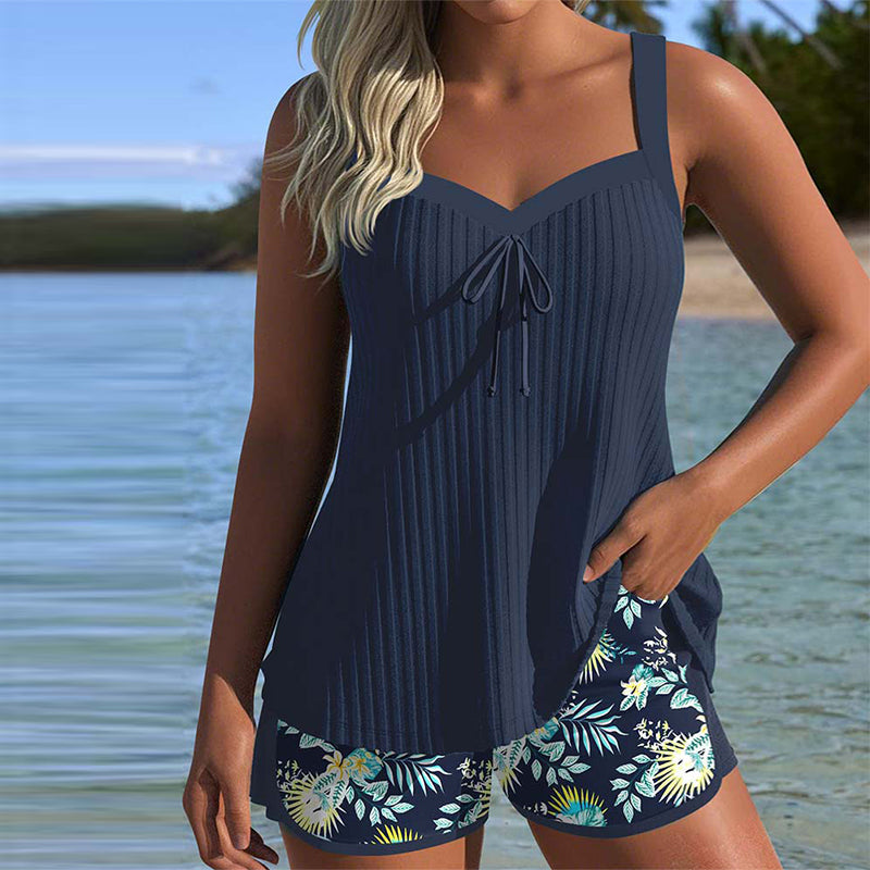 Clara | Bloemenpatroon Ensemble Tankini