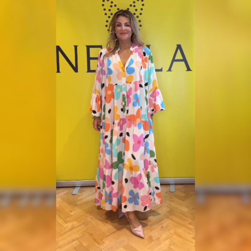 Luna™ - Chique en elegante bloemenjurk voor een verfijnde look