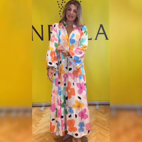 Luna™ - Chique en elegante bloemenjurk voor een verfijnde look