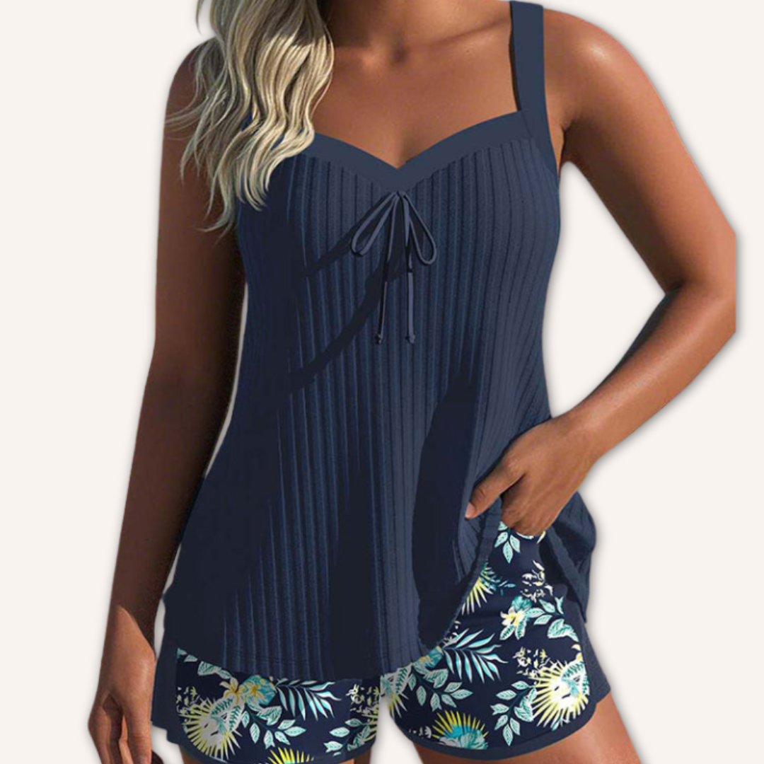 Clara | Bloemenpatroon Ensemble Tankini