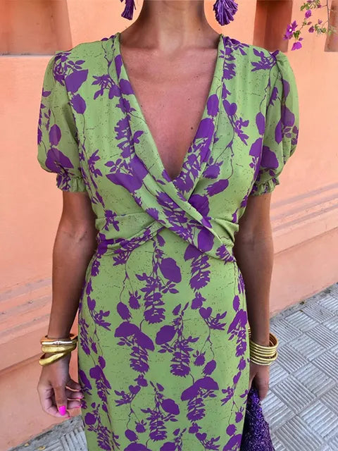 Melys | Elegant gedrukt jurkje