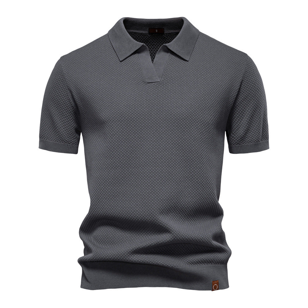 Ulrich – Gestructureerd Polo-Shirt