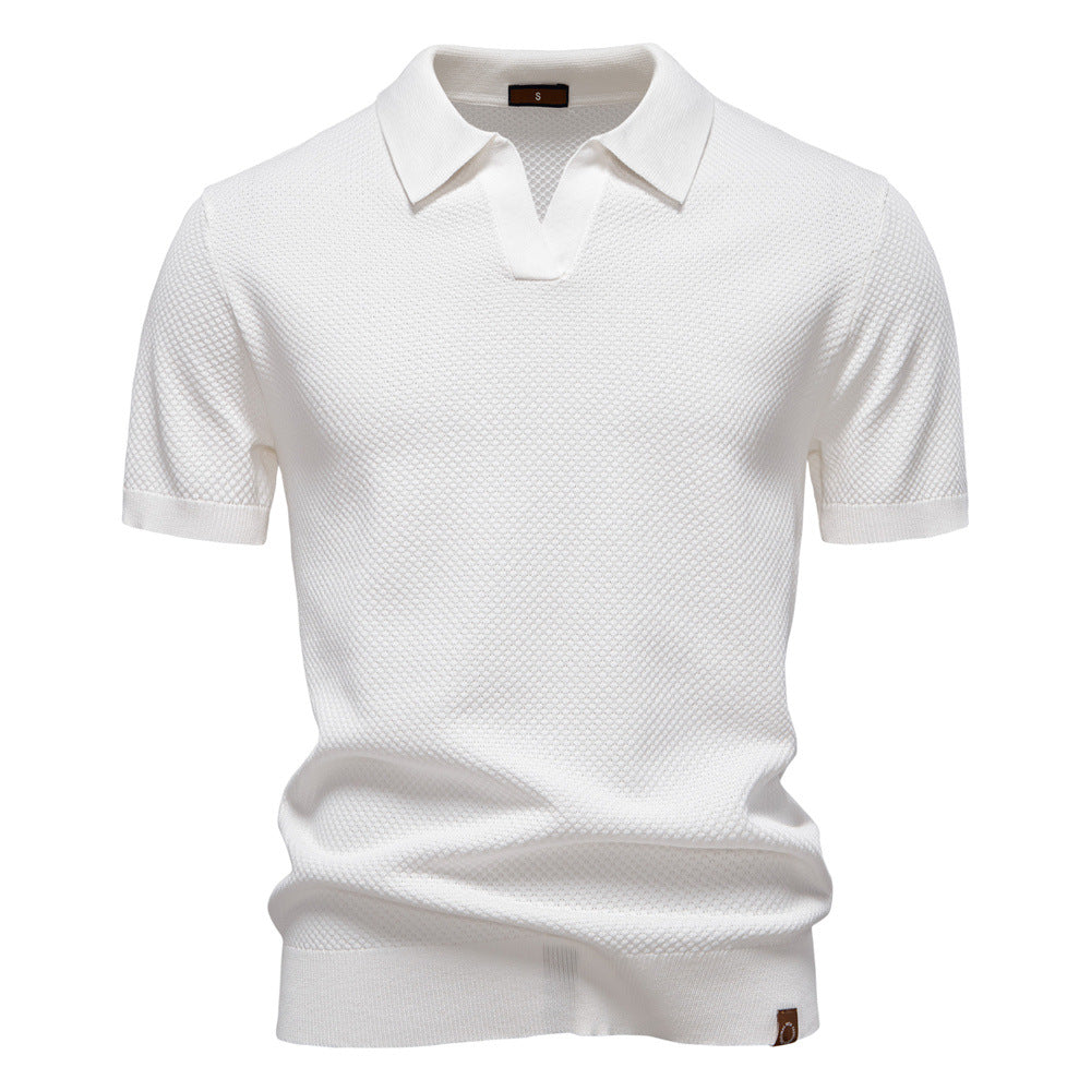 Ulrich – Gestructureerde Poloshirt