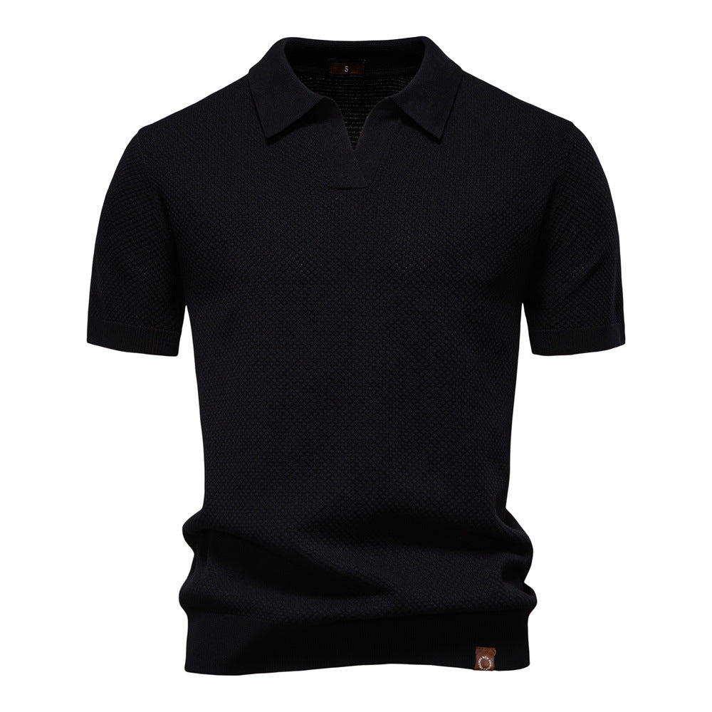 Ulrich – Gestructureerd Polo-Shirt