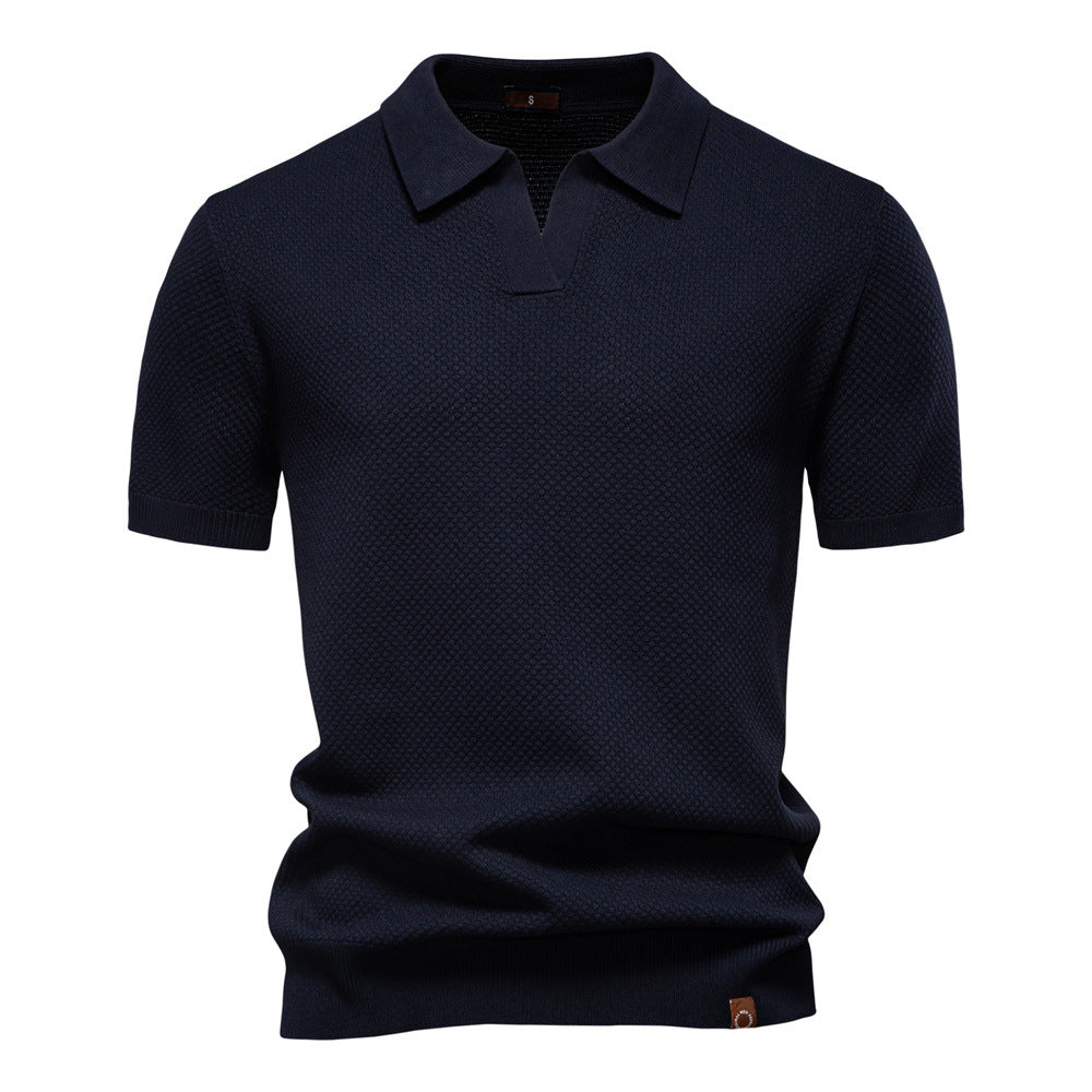 Ulrich – Gestructureerd Polo-Shirt
