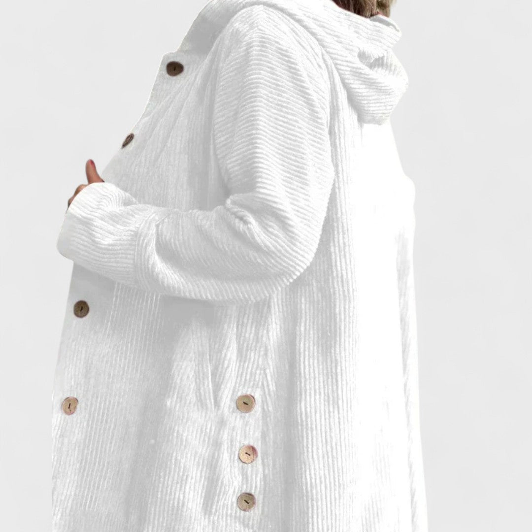 Cordia - Velvet Hooded Jacket