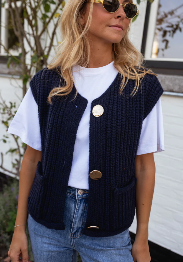 FENJA™ | DE CHIQUE LAGE-LEREN-SWEATSHIRT JAS