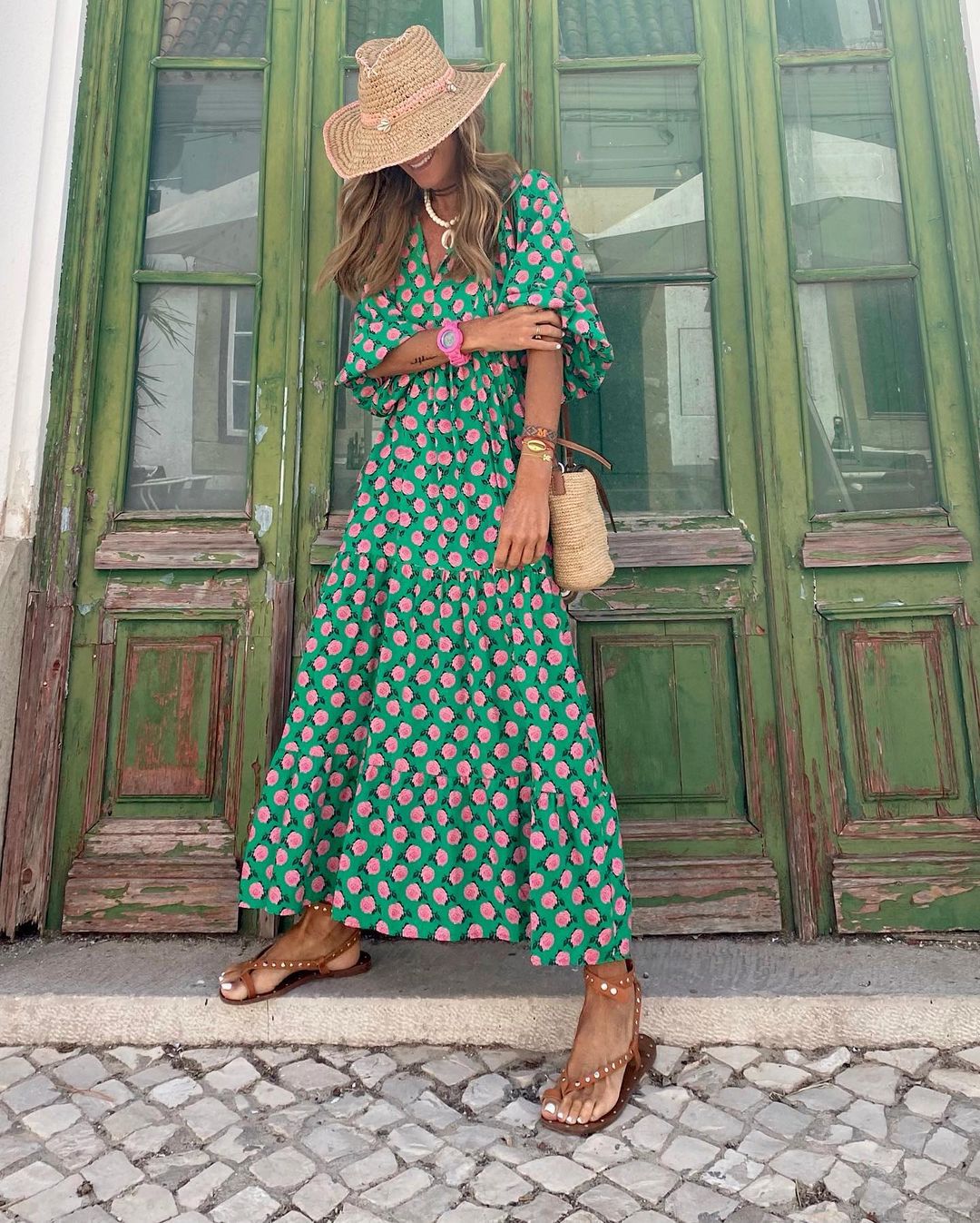 Fleur | Maxi Bohemisch Jurk
