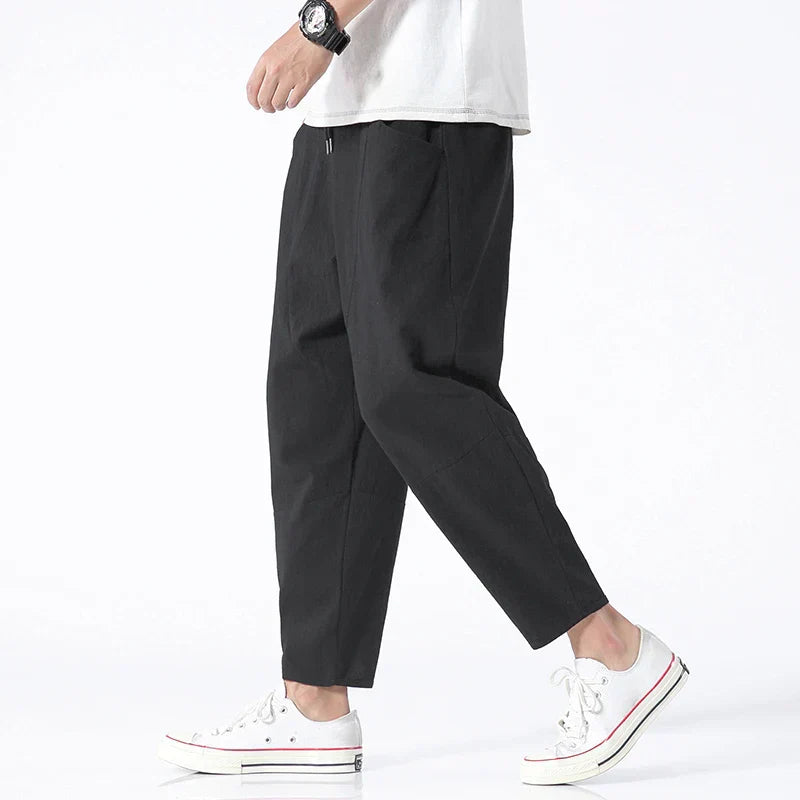 Koelman | Kyoto Linnen Cropped Broek