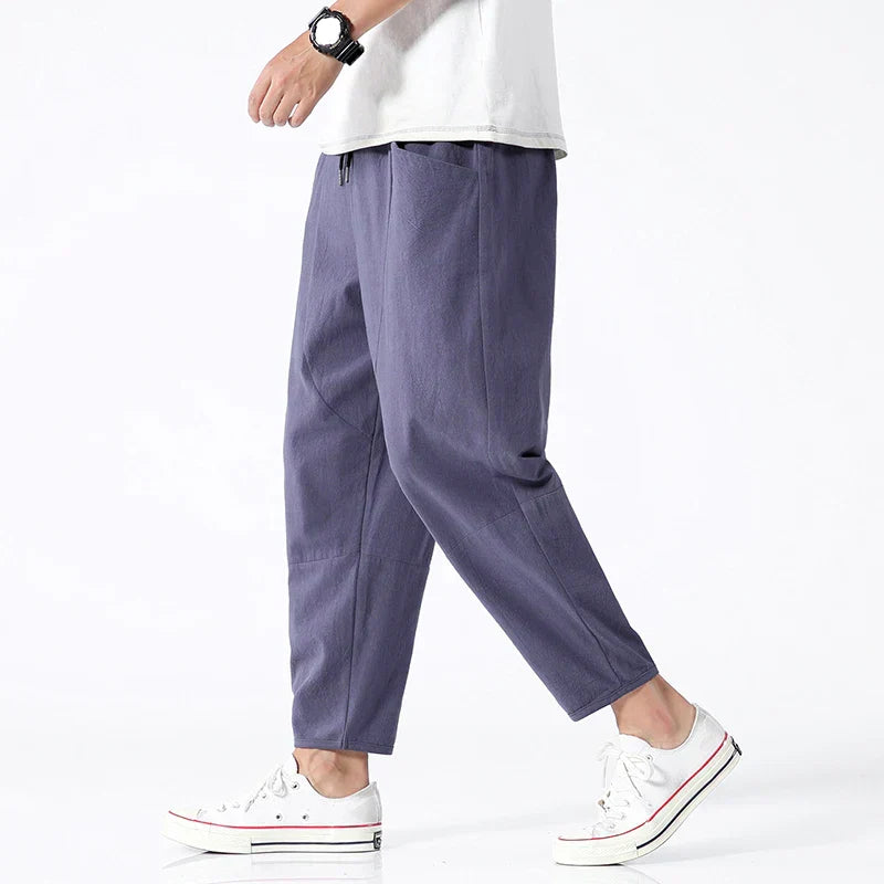 Koelman | Kyoto Linnen Cropped Broek