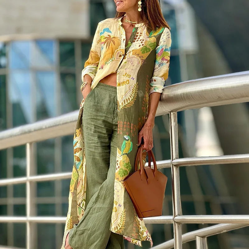 Jessica™ | Linnen Co-ord Set – Elegant zonder moeite
