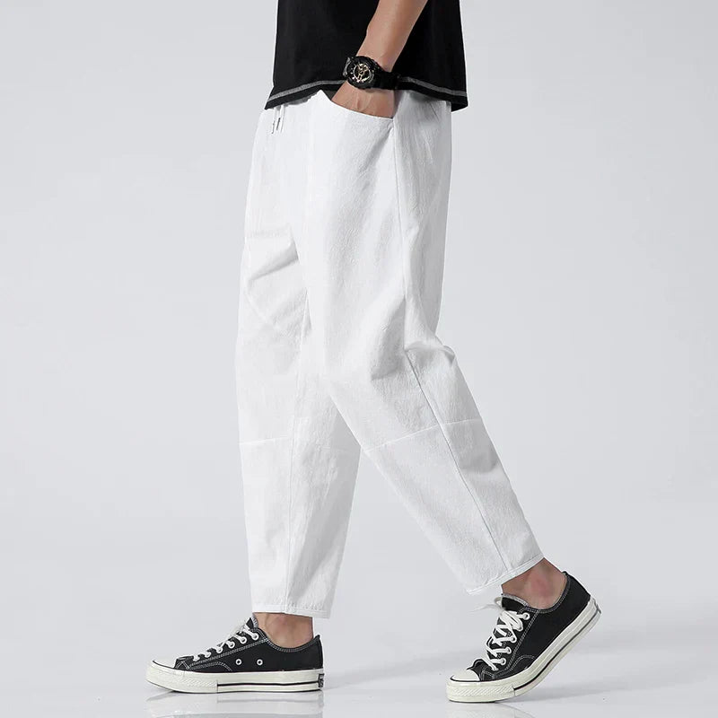 Koelman | Kyoto Linnen Cropped Broek